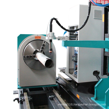 3 axis industry type CNC pipe plasma gas cutting machine thin tube pipe laser cutting machine